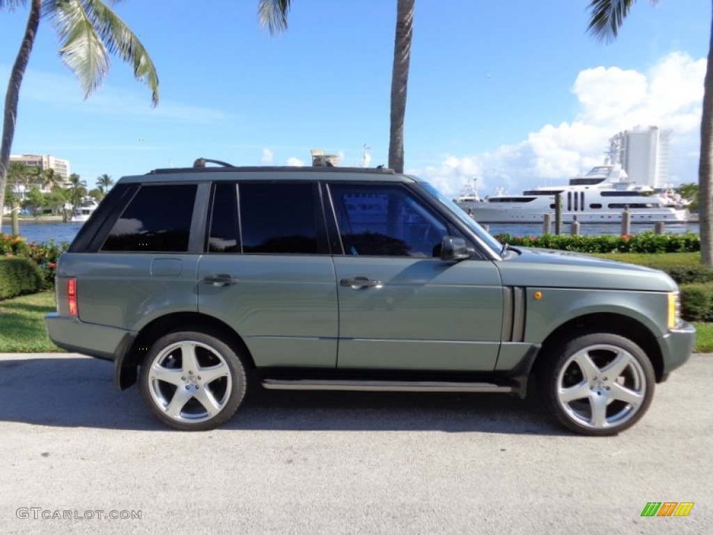 2004 Range Rover HSE - Giverny Green Metallic / Sand/Jet Black photo #5