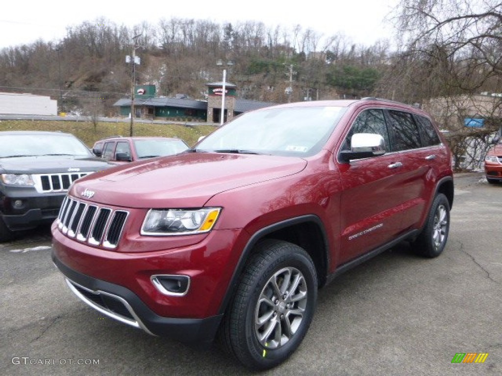 2014 Grand Cherokee Limited 4x4 - Deep Cherry Red Crystal Pearl / Morocco Black photo #1
