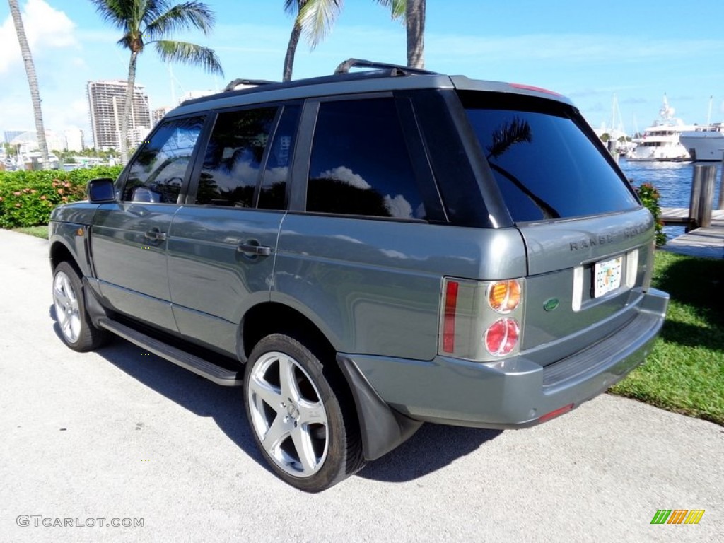 2004 Range Rover HSE - Giverny Green Metallic / Sand/Jet Black photo #11