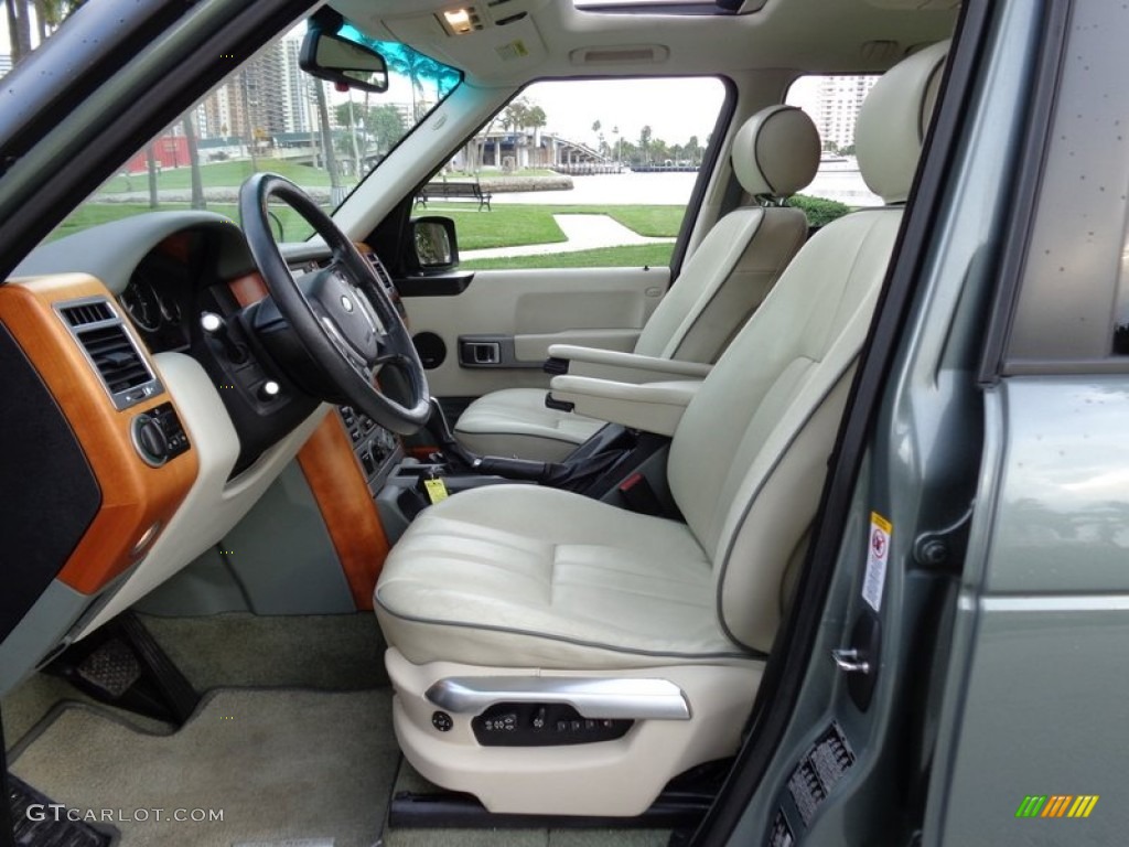 2004 Range Rover HSE - Giverny Green Metallic / Sand/Jet Black photo #14