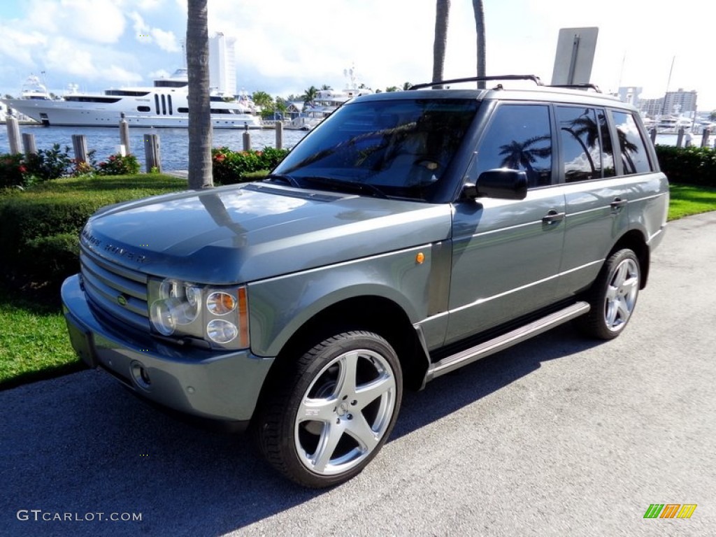 2004 Range Rover HSE - Giverny Green Metallic / Sand/Jet Black photo #41