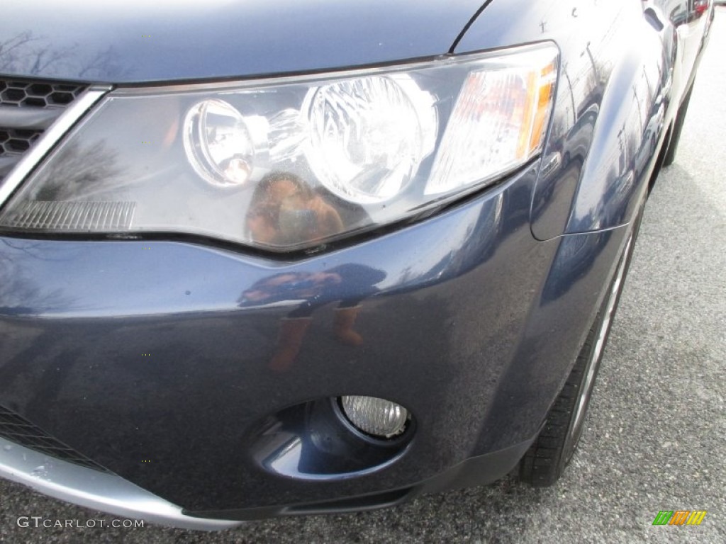 2007 Outlander XLS 4WD - Deep Blue Metallic / Beige photo #28