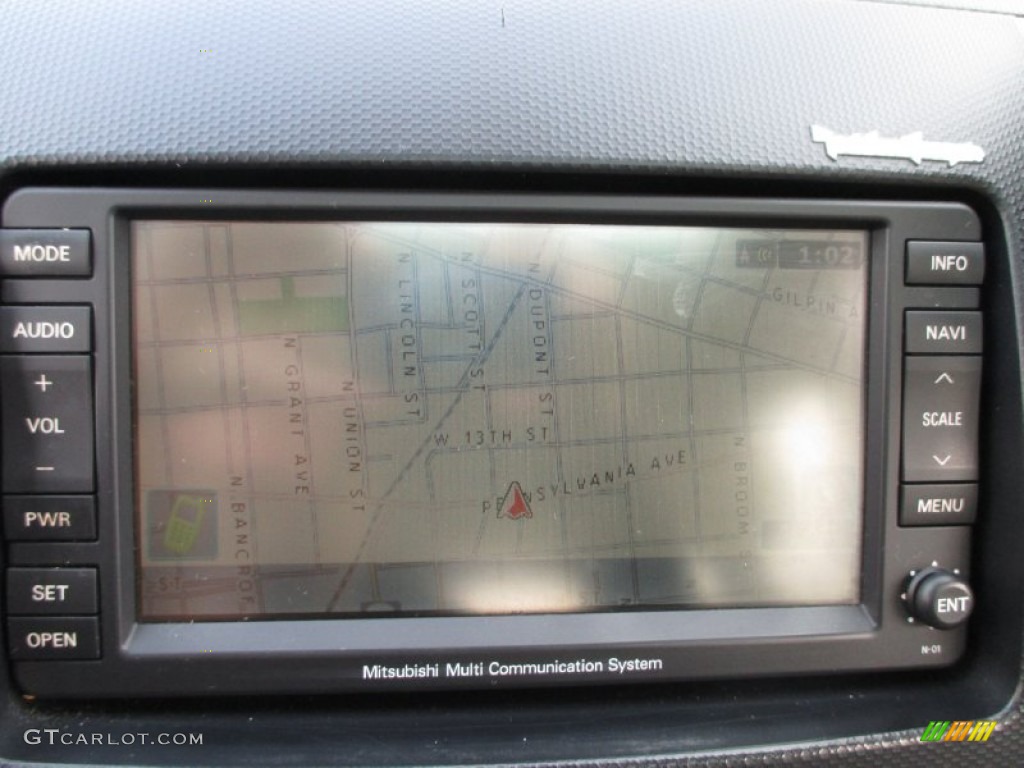 2007 Outlander XLS 4WD - Deep Blue Metallic / Beige photo #42