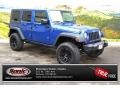 2009 Surf Blue Pearl Jeep Wrangler Unlimited X 4x4 #89051599