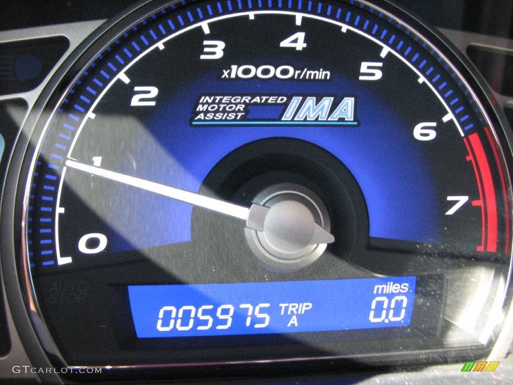 2008 Civic Hybrid Sedan - Taffeta White / Ivory photo #20