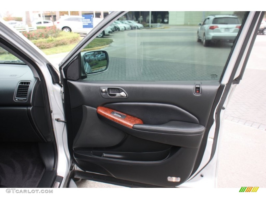 2004 MDX Touring - Starlight Silver Metallic / Ebony photo #16