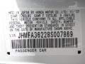 Taffeta White - Civic Hybrid Sedan Photo No. 21