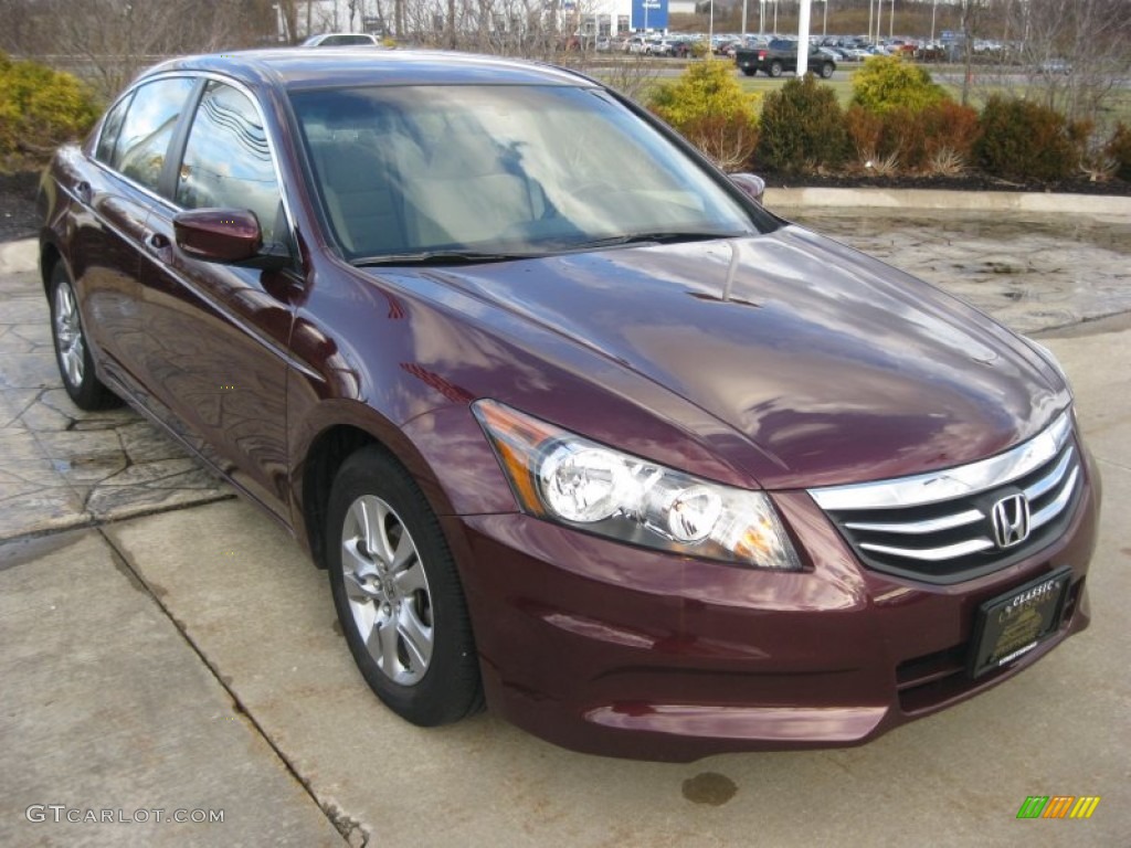 2011 Accord LX-P Sedan - Basque Red Pearl / Ivory photo #3