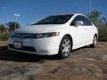 2007 Taffeta White Honda Civic LX Sedan  photo #3