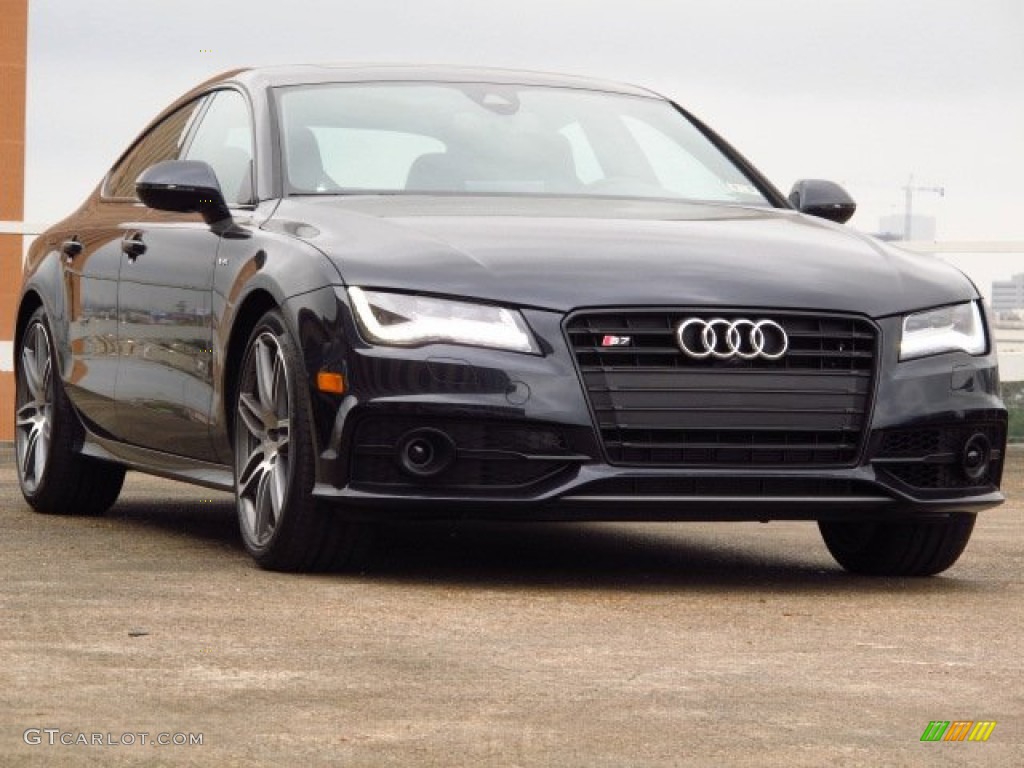 2014 S7 Prestige 4.0 TFSI quattro - Moonlight Blue Metallic / Black Valcona w/Diamond Contrast Stitching photo #1