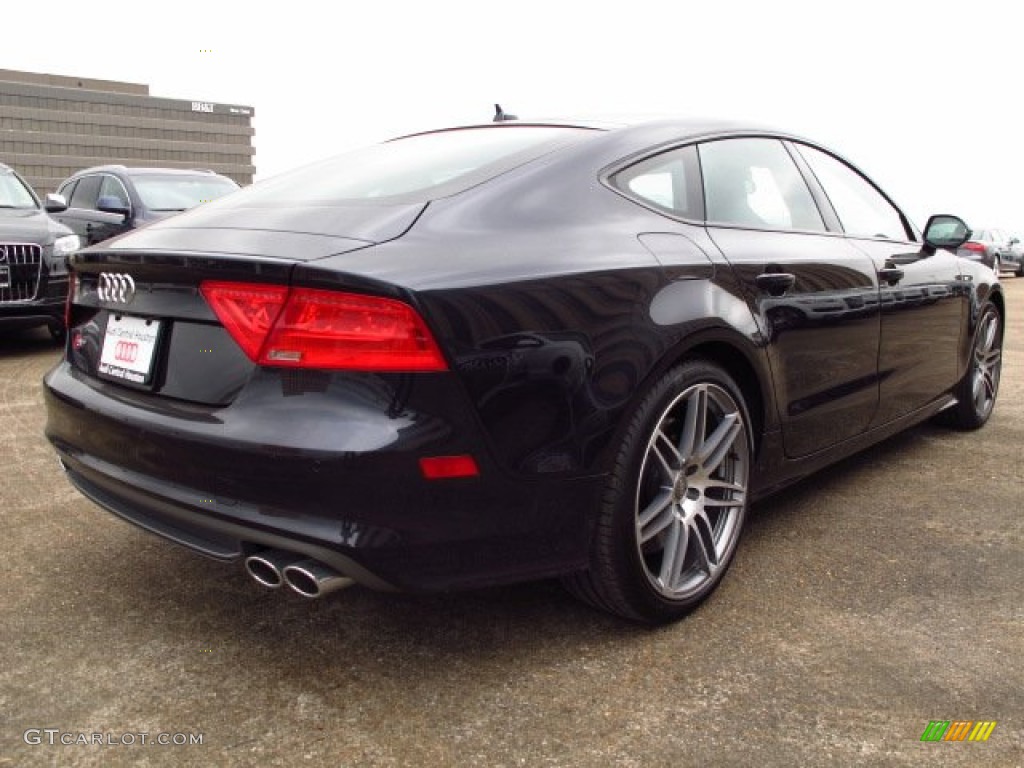 2014 S7 Prestige 4.0 TFSI quattro - Moonlight Blue Metallic / Black Valcona w/Diamond Contrast Stitching photo #2