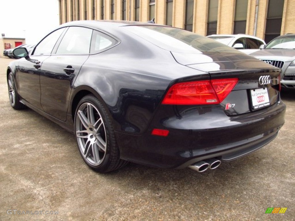 2014 S7 Prestige 4.0 TFSI quattro - Moonlight Blue Metallic / Black Valcona w/Diamond Contrast Stitching photo #4