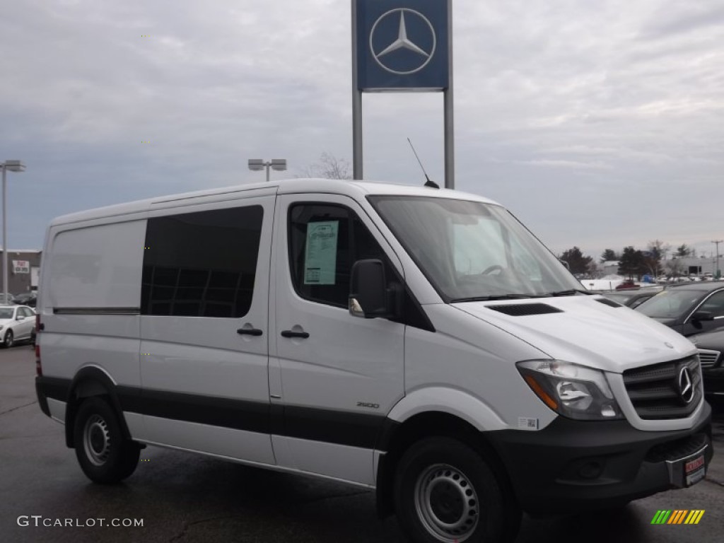 2014 Sprinter 2500 Crew Van - Arctic White / Tunja Black photo #2