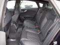 Black Valcona w/Diamond Contrast Stitching Rear Seat Photo for 2014 Audi S7 #89113979
