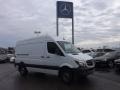 Arctic White 2014 Mercedes-Benz Sprinter 2500 High Roof Cargo Van Exterior
