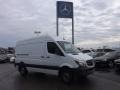 Front 3/4 View of 2014 Sprinter 2500 High Roof Cargo Van