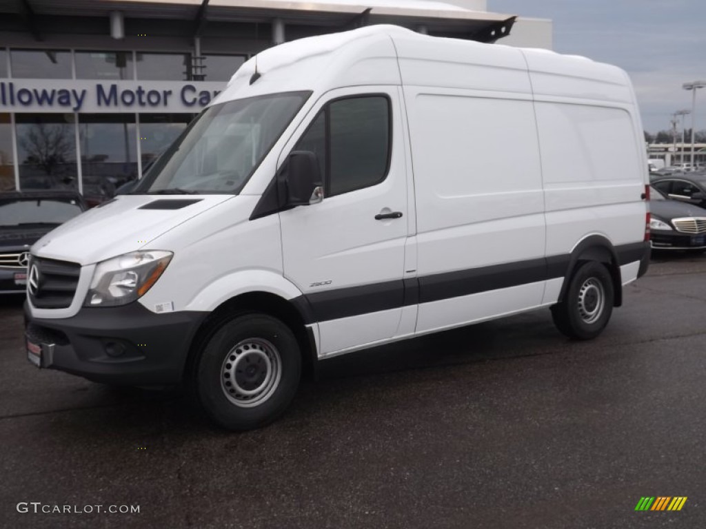 2013 Sprinter 3500 High Roof Cargo Van - Arctic White / Lima Black Fabric photo #1