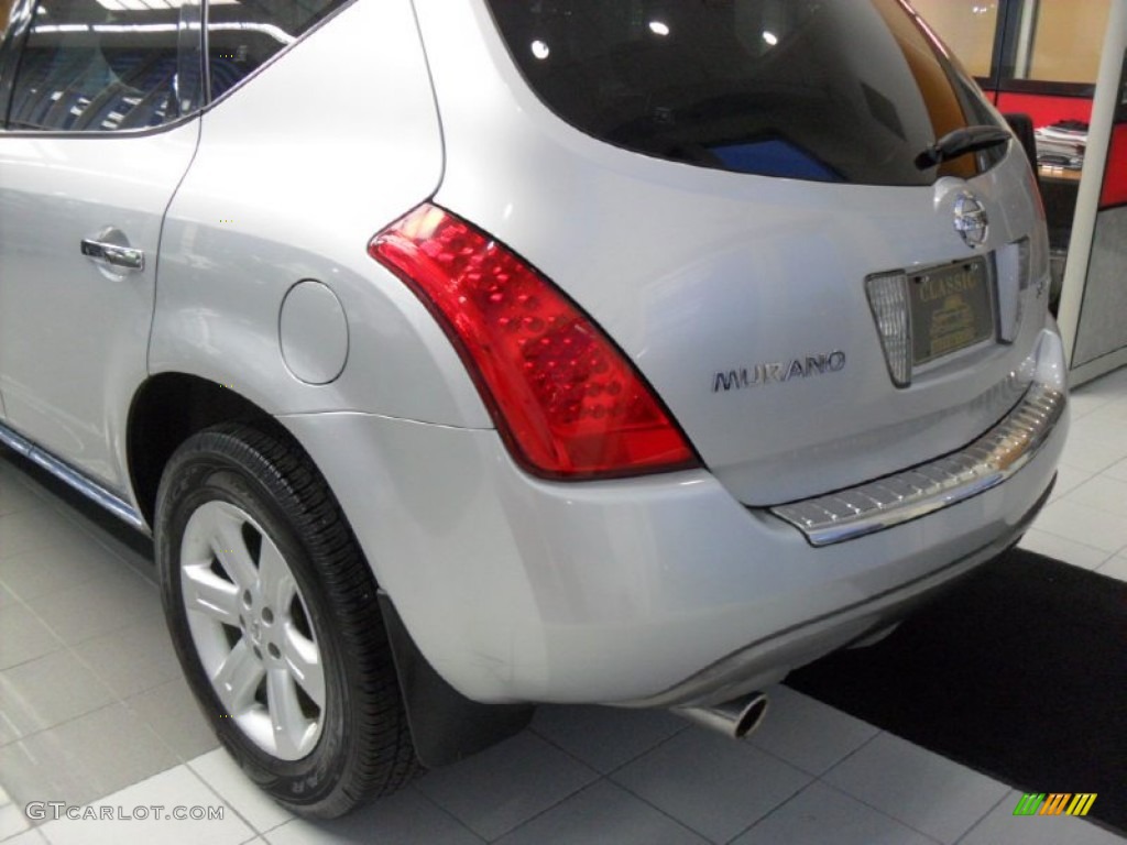 2007 Murano SL AWD - Brilliant Silver Metallic / Charcoal photo #7