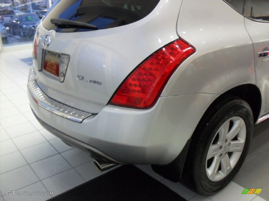 2007 Murano SL AWD - Brilliant Silver Metallic / Charcoal photo #8