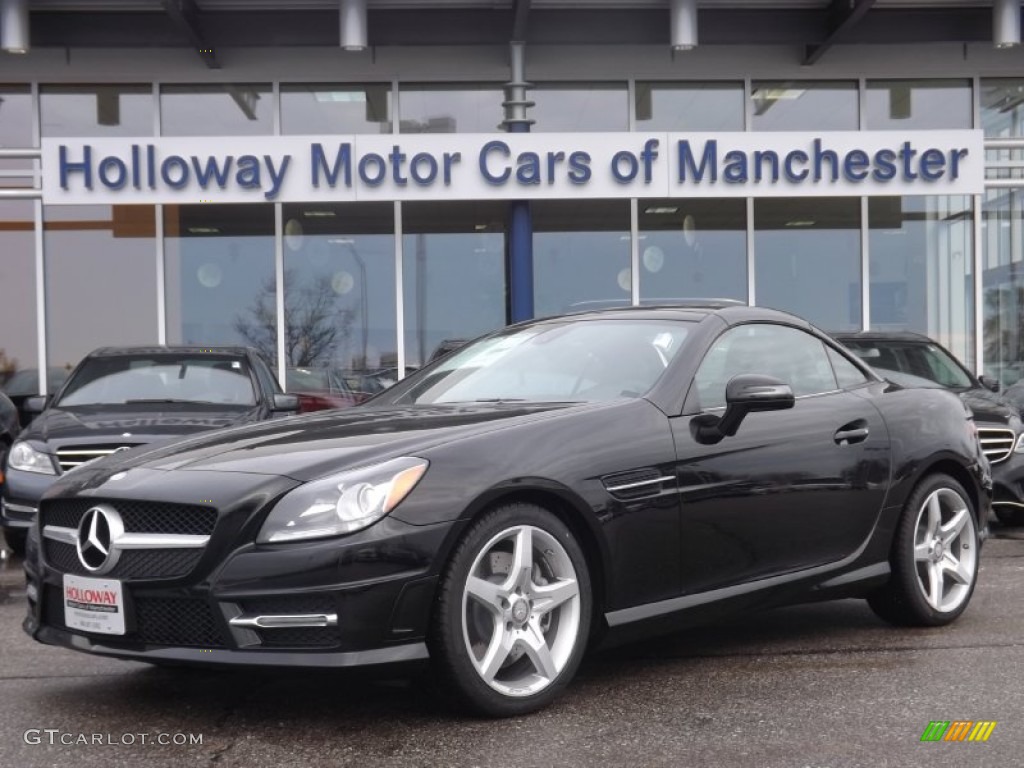 2014 SLK 250 Roadster - Black / Black photo #1