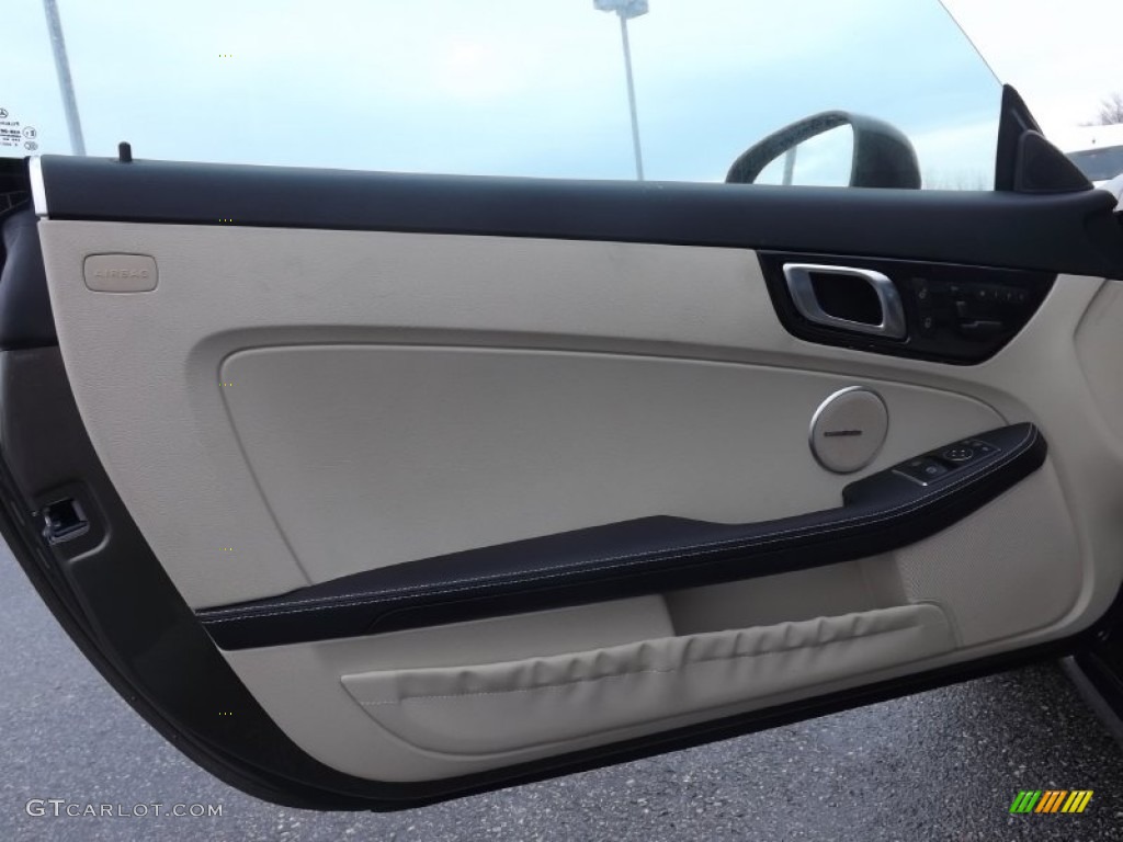 2014 Mercedes-Benz SLK 350 Roadster Sahara Beige Door Panel Photo #89115959