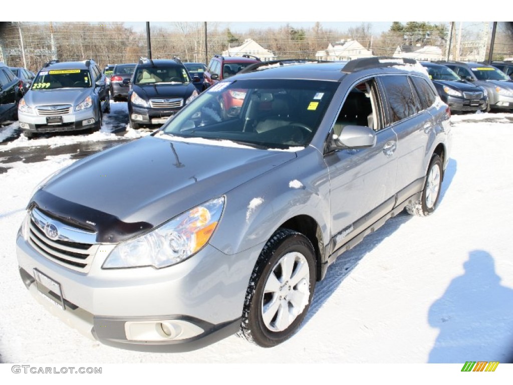 2011 Outback 3.6R Limited Wagon - Graphite Gray Metallic / Off Black photo #3