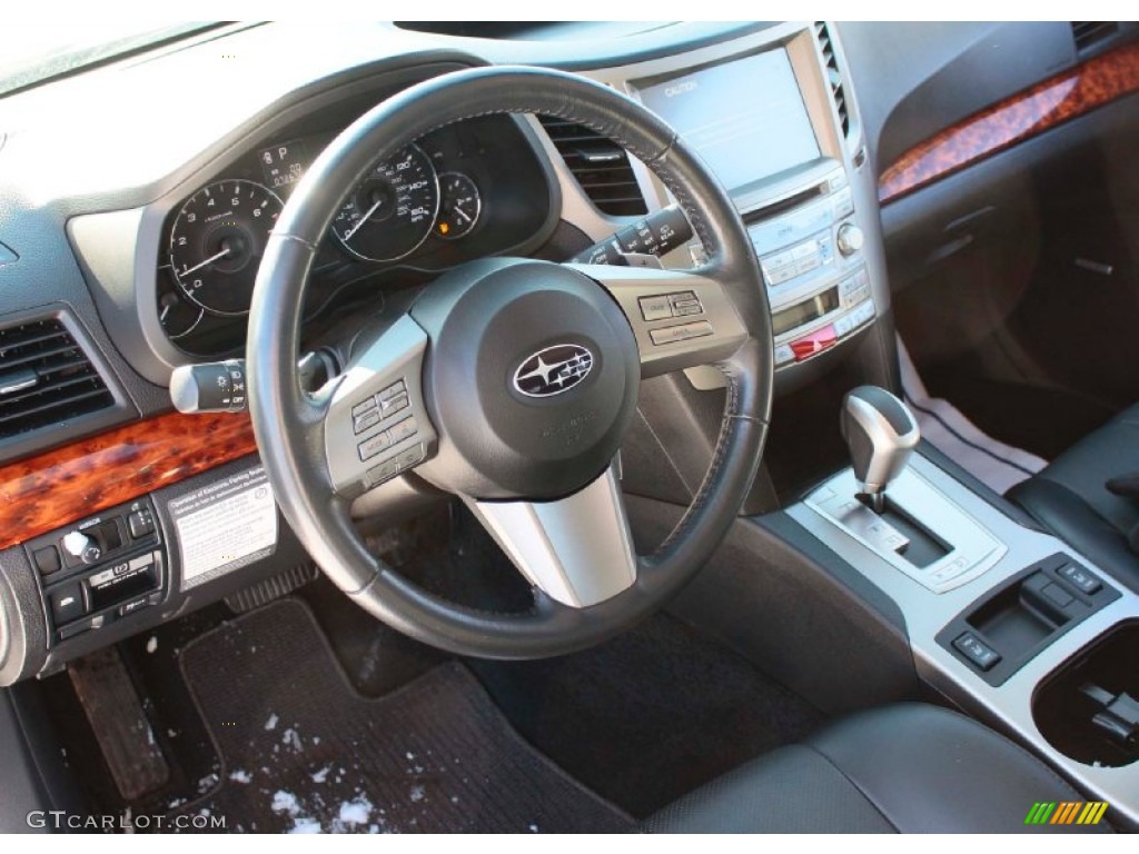 2011 Outback 3.6R Limited Wagon - Graphite Gray Metallic / Off Black photo #5
