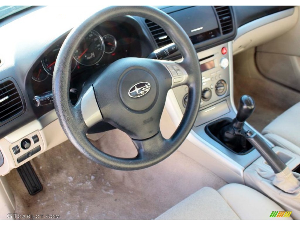 Warm Ivory Interior 2008 Subaru Legacy 2.5i Sedan Photo #89117291