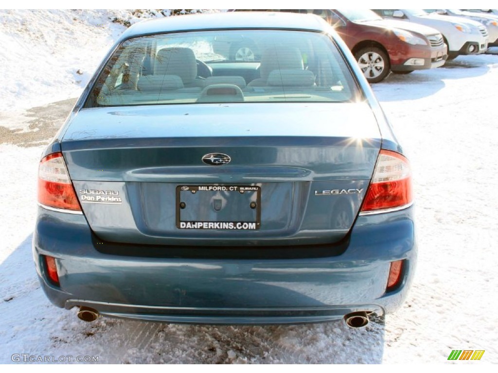 2008 Legacy 2.5i Sedan - Newport Blue Pearl / Warm Ivory photo #7