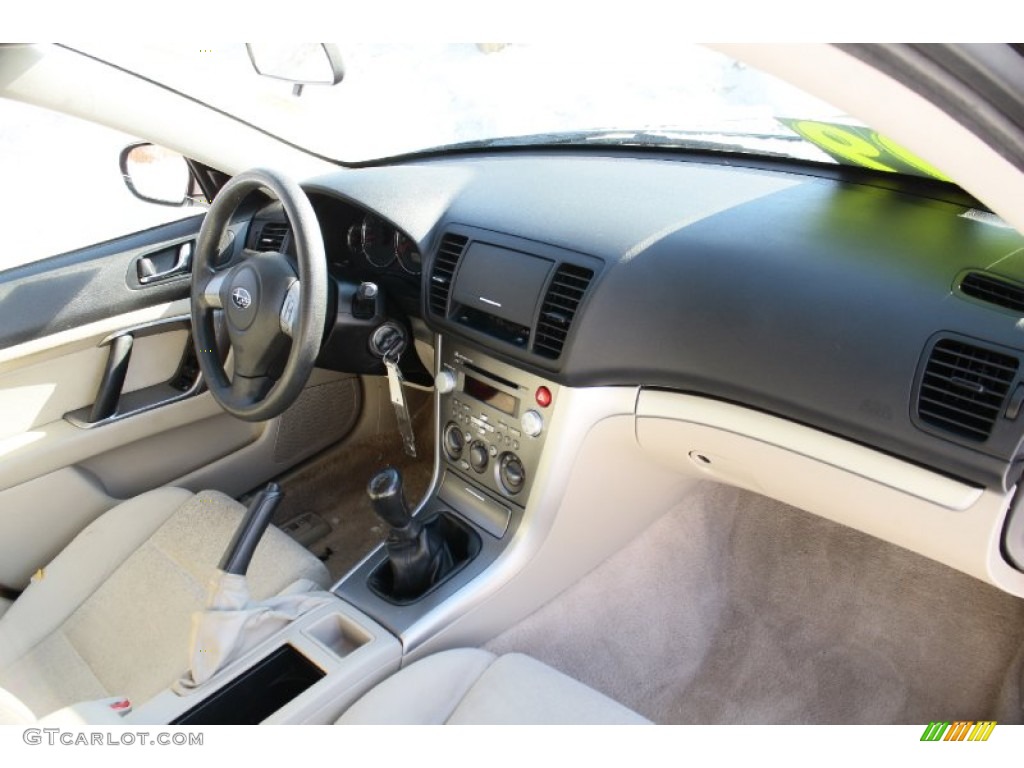 2008 Legacy 2.5i Sedan - Newport Blue Pearl / Warm Ivory photo #9
