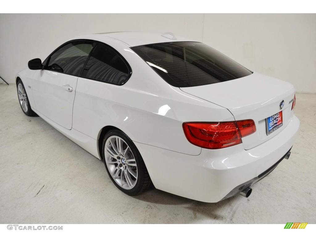 2011 3 Series 335i Coupe - Alpine White / Black photo #7