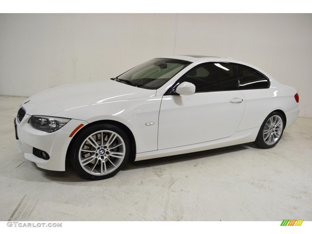 2011 3 Series 335i Coupe - Alpine White / Black photo #9