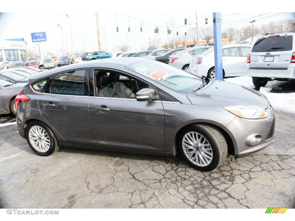2012 Focus SEL 5-Door - Sterling Grey Metallic / Charcoal Black photo #4