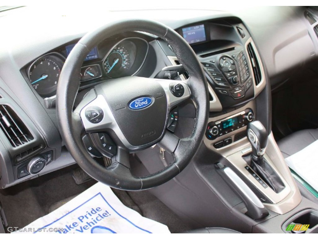 2012 Focus SEL 5-Door - Sterling Grey Metallic / Charcoal Black photo #5