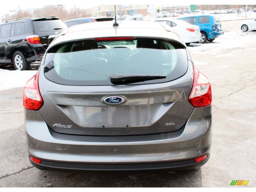 2012 Focus SEL 5-Door - Sterling Grey Metallic / Charcoal Black photo #6