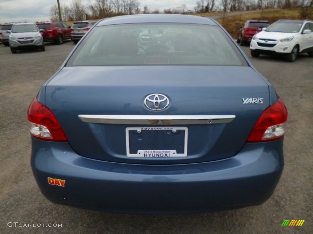 2012 Yaris Sedan - Pacific Blue Metallic / Dark Gray photo #6