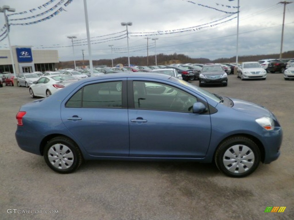 2012 Yaris Sedan - Pacific Blue Metallic / Dark Gray photo #8