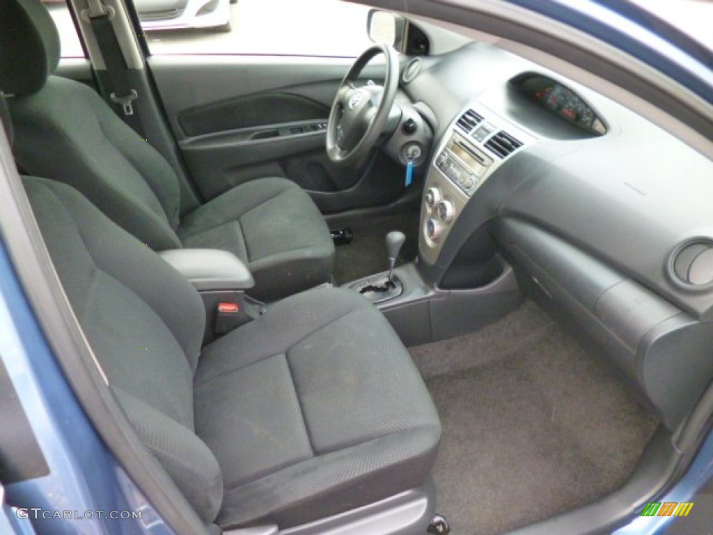 2012 Yaris Sedan - Pacific Blue Metallic / Dark Gray photo #10