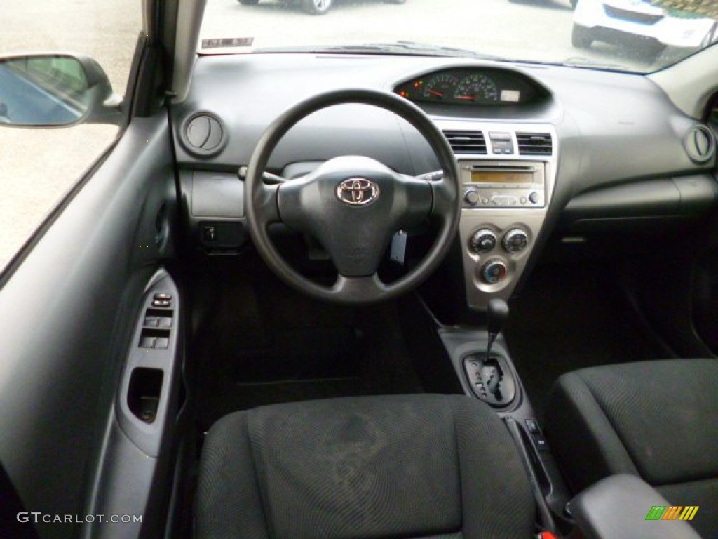 2012 Yaris Sedan - Pacific Blue Metallic / Dark Gray photo #14