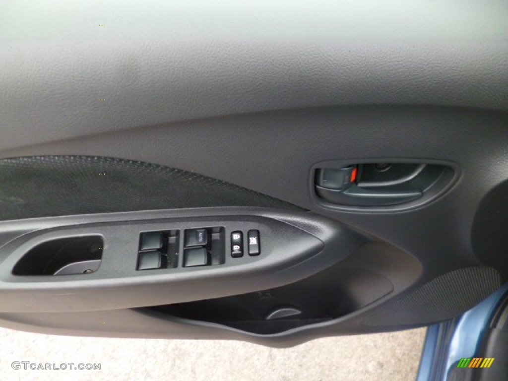 2012 Yaris Sedan - Pacific Blue Metallic / Dark Gray photo #17