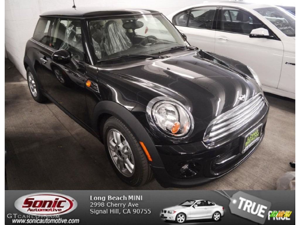 2013 Cooper Hardtop - Midnight Black Metallic / Carbon Black photo #1