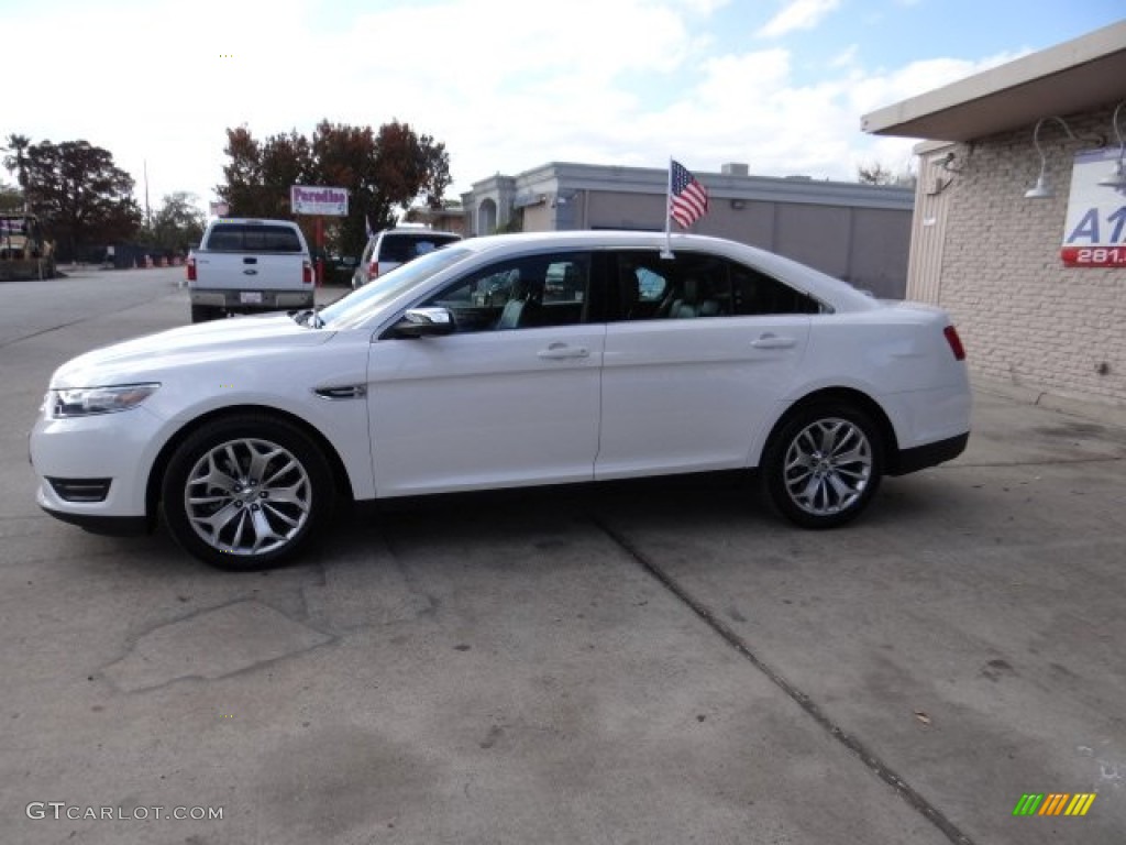 2014 Taurus Limited - White Platinum / Charcoal Black photo #3