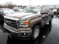 2014 Bronze Alloy Metallic GMC Sierra 1500 SLE Crew Cab 4x4  photo #1