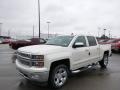 White Diamond Tricoat - Silverado 1500 LTZ Crew Cab 4x4 Photo No. 1