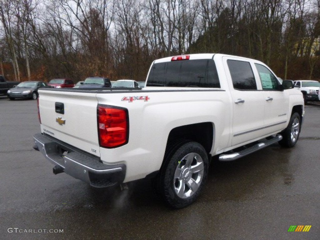 2014 Silverado 1500 LTZ Crew Cab 4x4 - White Diamond Tricoat / Jet Black photo #5