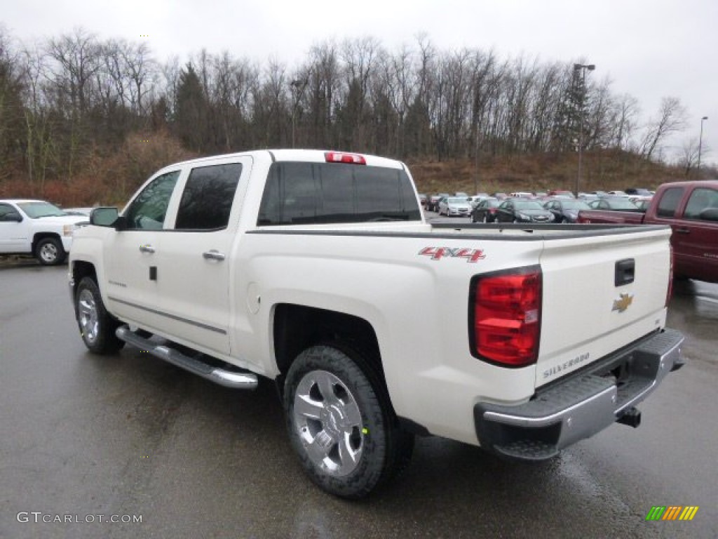 2014 Silverado 1500 LTZ Crew Cab 4x4 - White Diamond Tricoat / Jet Black photo #7