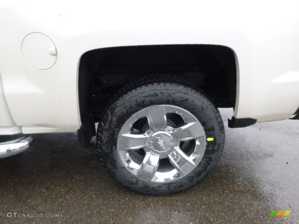 2014 Silverado 1500 LTZ Crew Cab 4x4 - White Diamond Tricoat / Jet Black photo #9