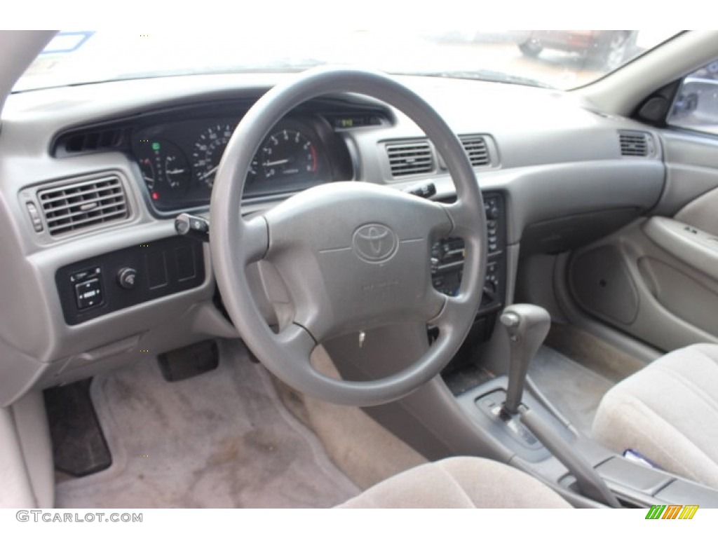 2001 Camry LE V6 - Graphite Gray Pearl / Gray photo #4