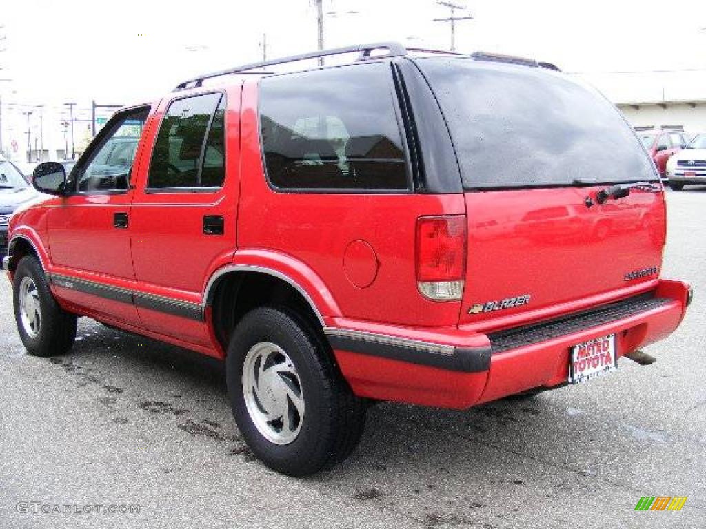 1996 Apple Red Chevrolet Blazer Lt 4x4 8837486 Photo 5