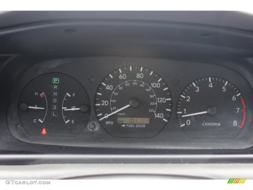 2001 Camry LE V6 - Graphite Gray Pearl / Gray photo #15